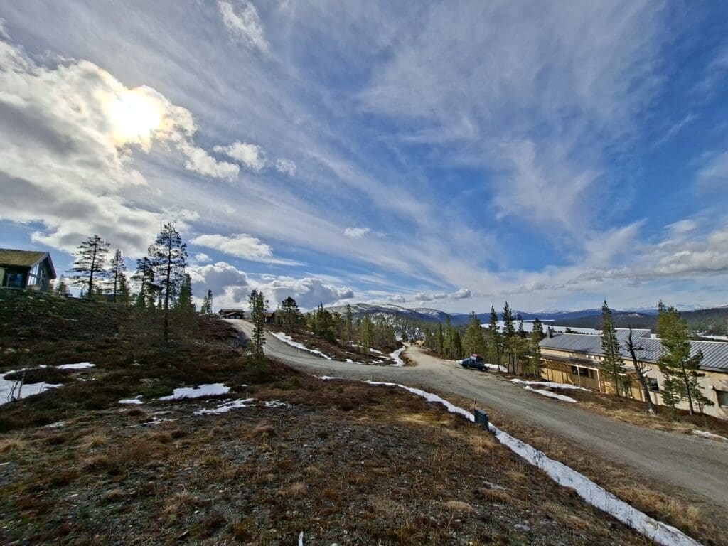 Wide ange mountain shot