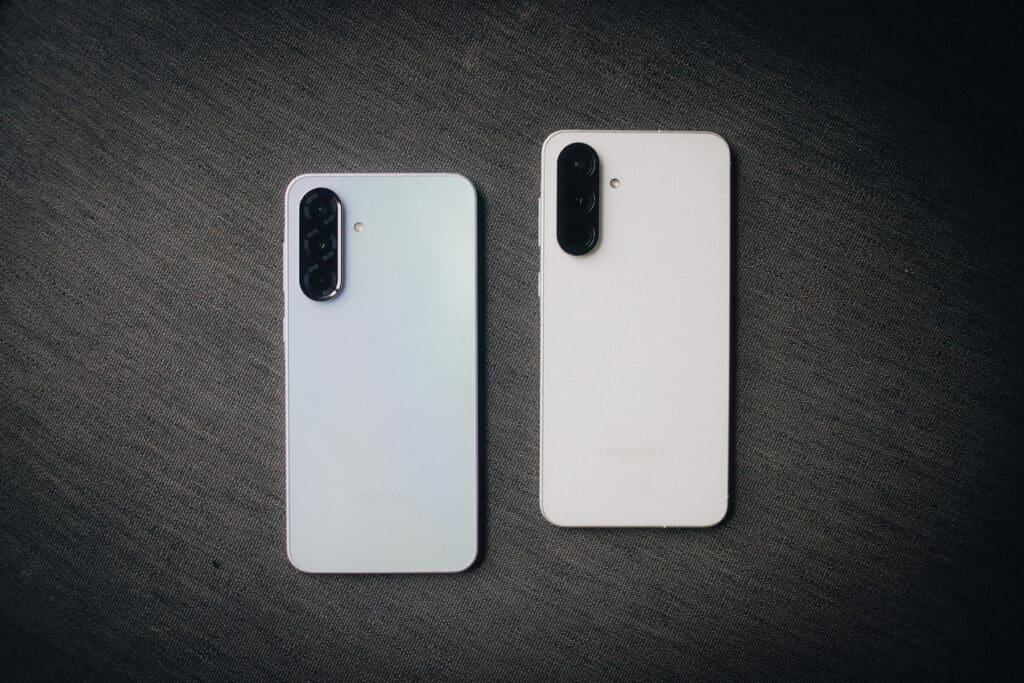Samsung Galaxy A56 and A36 side by side